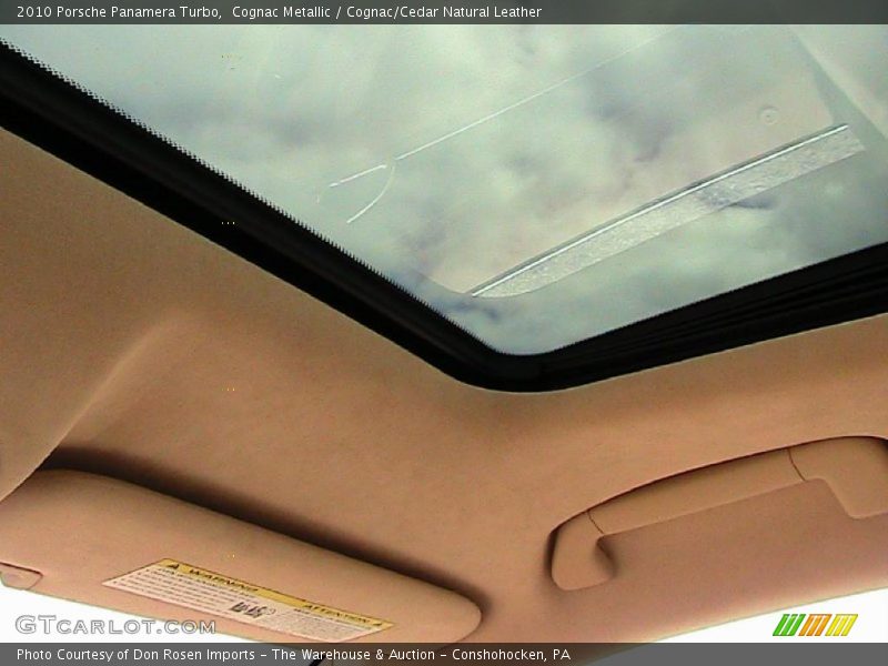 Cognac Metallic / Cognac/Cedar Natural Leather 2010 Porsche Panamera Turbo