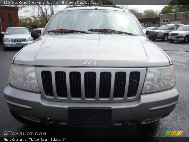 Silverstone Metallic / Agate 2000 Jeep Grand Cherokee Limited 4x4