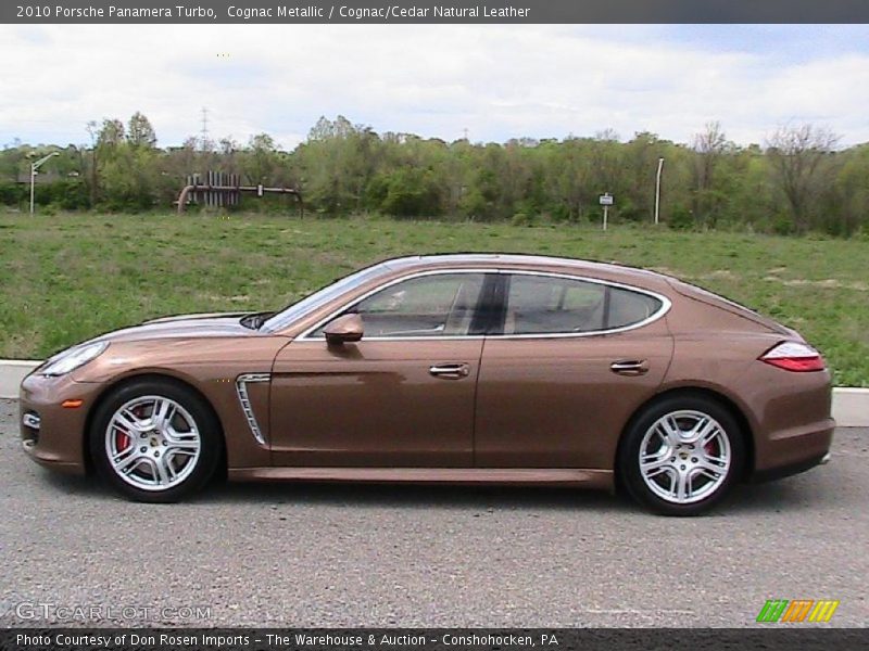 Cognac Metallic / Cognac/Cedar Natural Leather 2010 Porsche Panamera Turbo