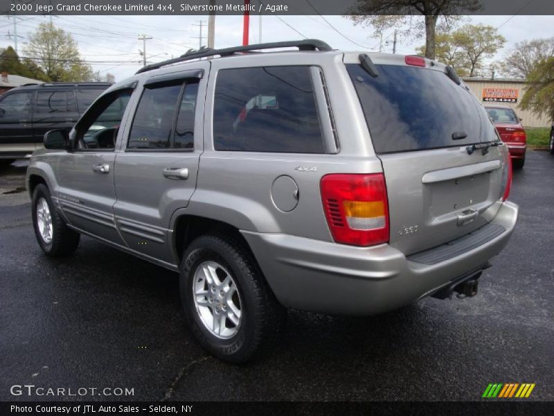 Silverstone Metallic / Agate 2000 Jeep Grand Cherokee Limited 4x4