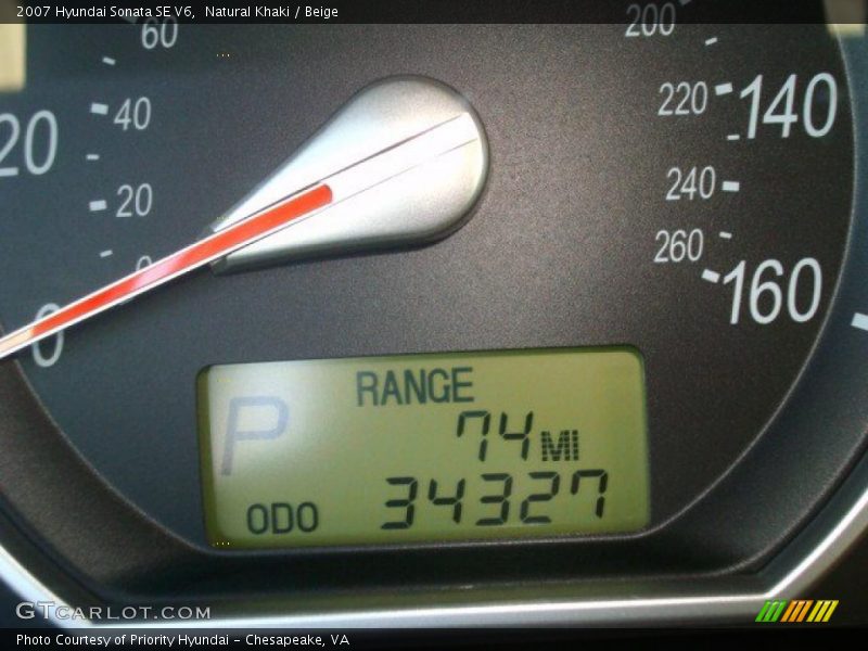 Natural Khaki / Beige 2007 Hyundai Sonata SE V6