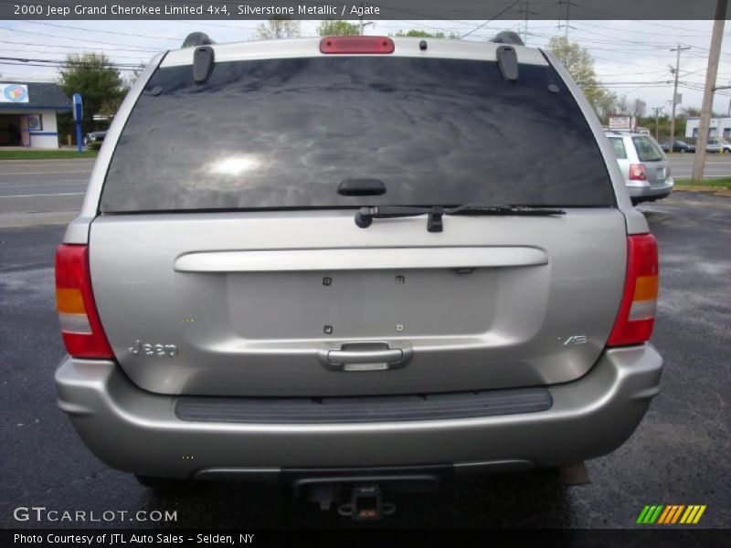 Silverstone Metallic / Agate 2000 Jeep Grand Cherokee Limited 4x4