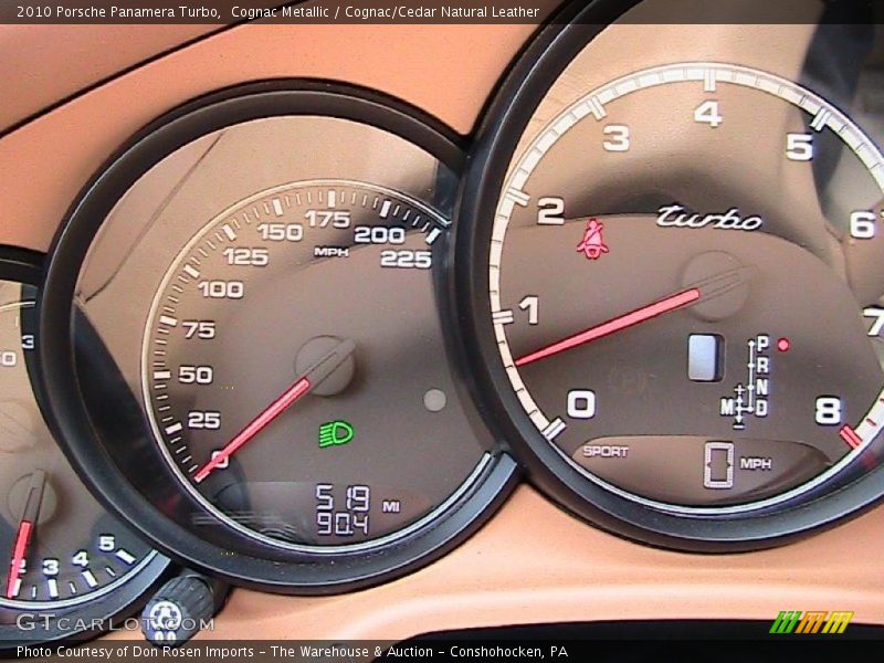 Cognac Metallic / Cognac/Cedar Natural Leather 2010 Porsche Panamera Turbo
