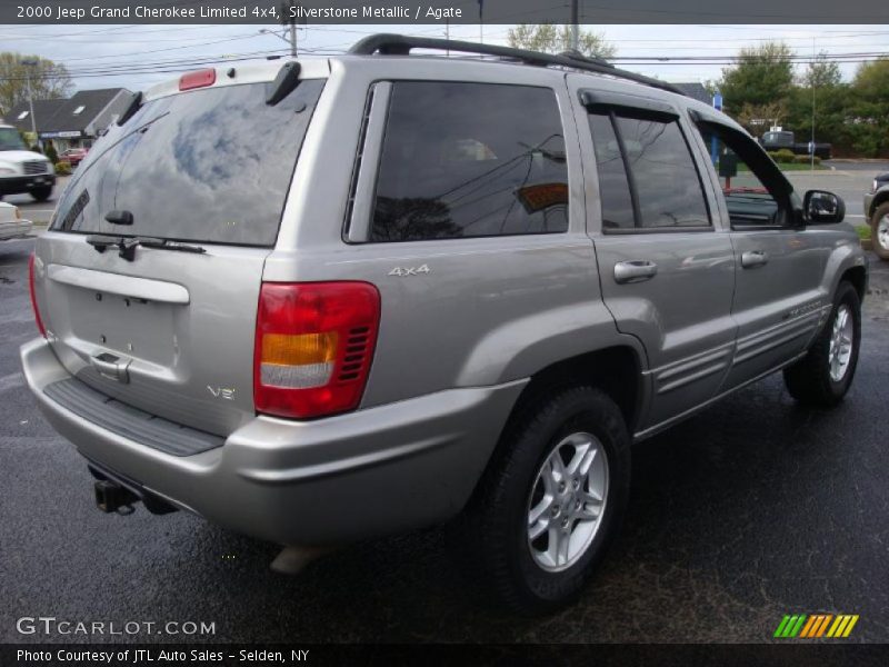 Silverstone Metallic / Agate 2000 Jeep Grand Cherokee Limited 4x4
