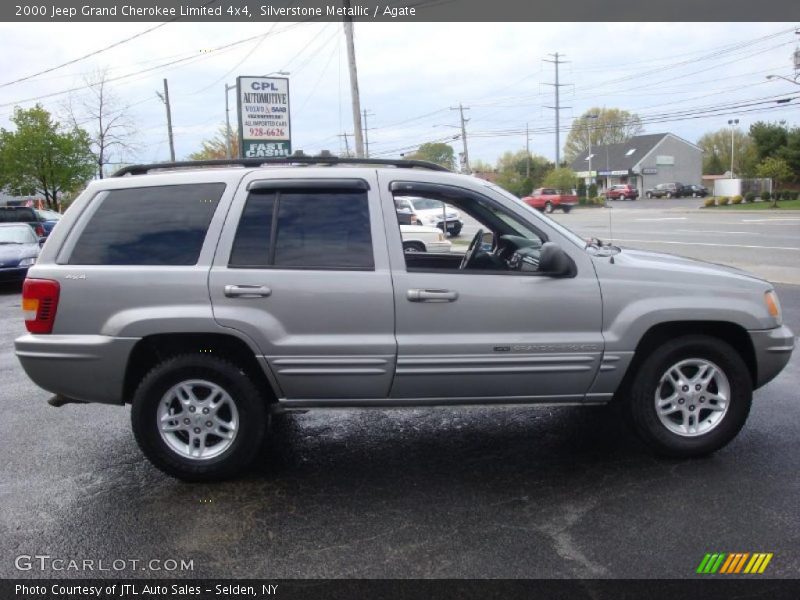 Silverstone Metallic / Agate 2000 Jeep Grand Cherokee Limited 4x4