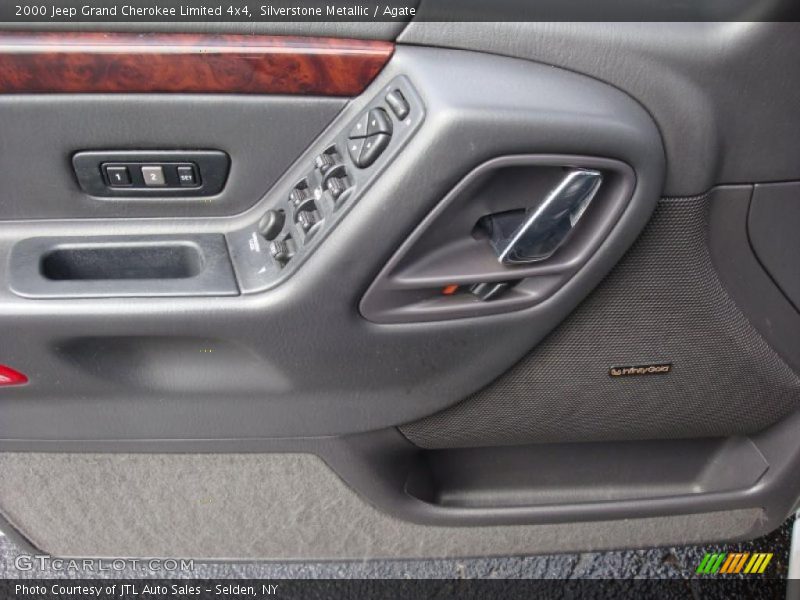 Silverstone Metallic / Agate 2000 Jeep Grand Cherokee Limited 4x4