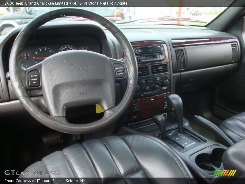 Silverstone Metallic / Agate 2000 Jeep Grand Cherokee Limited 4x4