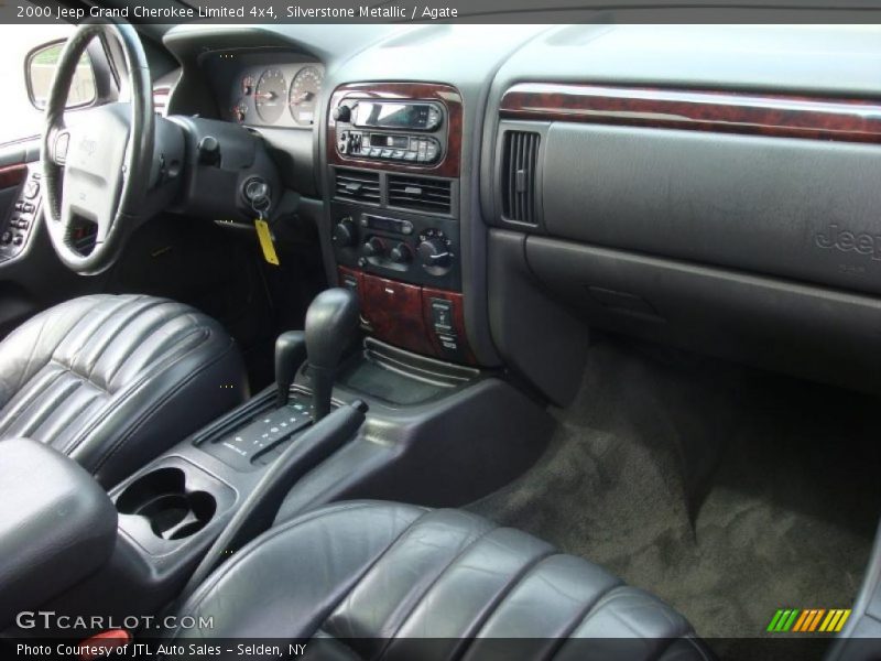 Silverstone Metallic / Agate 2000 Jeep Grand Cherokee Limited 4x4