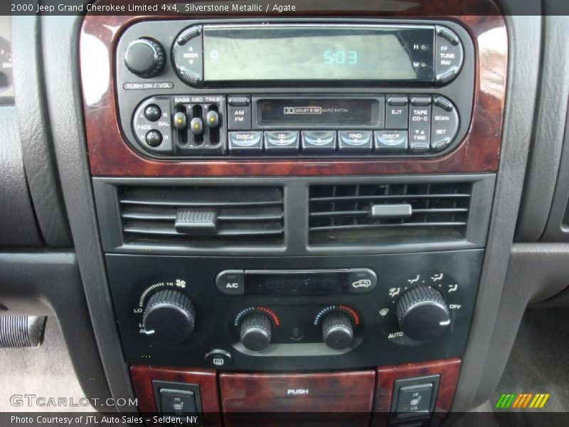 Silverstone Metallic / Agate 2000 Jeep Grand Cherokee Limited 4x4