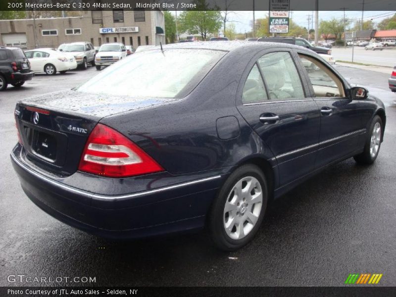 Midnight Blue / Stone 2005 Mercedes-Benz C 320 4Matic Sedan