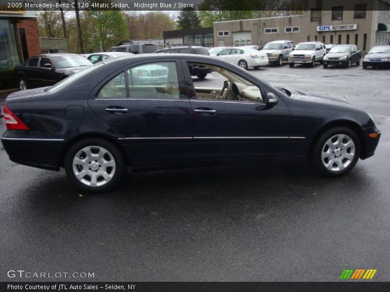Midnight Blue / Stone 2005 Mercedes-Benz C 320 4Matic Sedan
