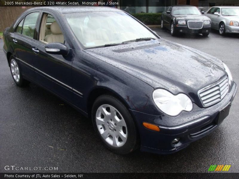 Midnight Blue / Stone 2005 Mercedes-Benz C 320 4Matic Sedan