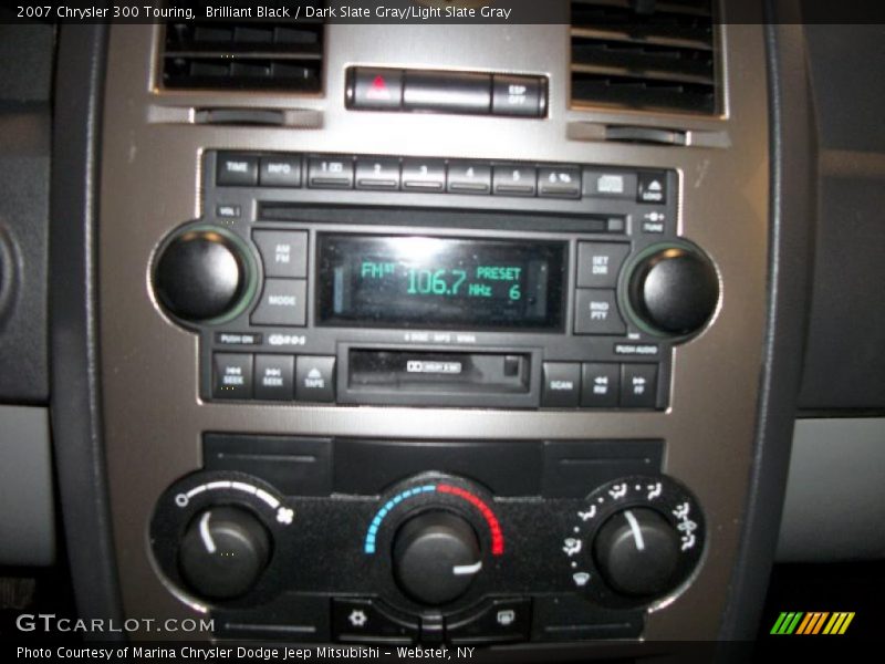 Brilliant Black / Dark Slate Gray/Light Slate Gray 2007 Chrysler 300 Touring