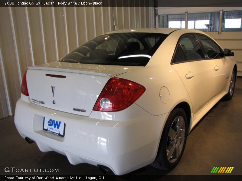 Ivory White / Ebony Black 2008 Pontiac G6 GXP Sedan