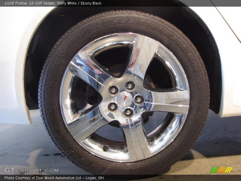 Ivory White / Ebony Black 2008 Pontiac G6 GXP Sedan