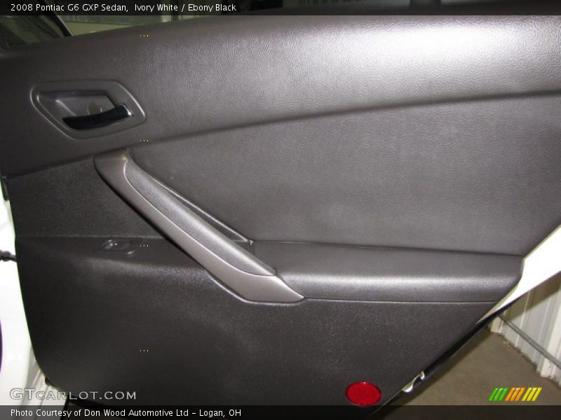 Ivory White / Ebony Black 2008 Pontiac G6 GXP Sedan