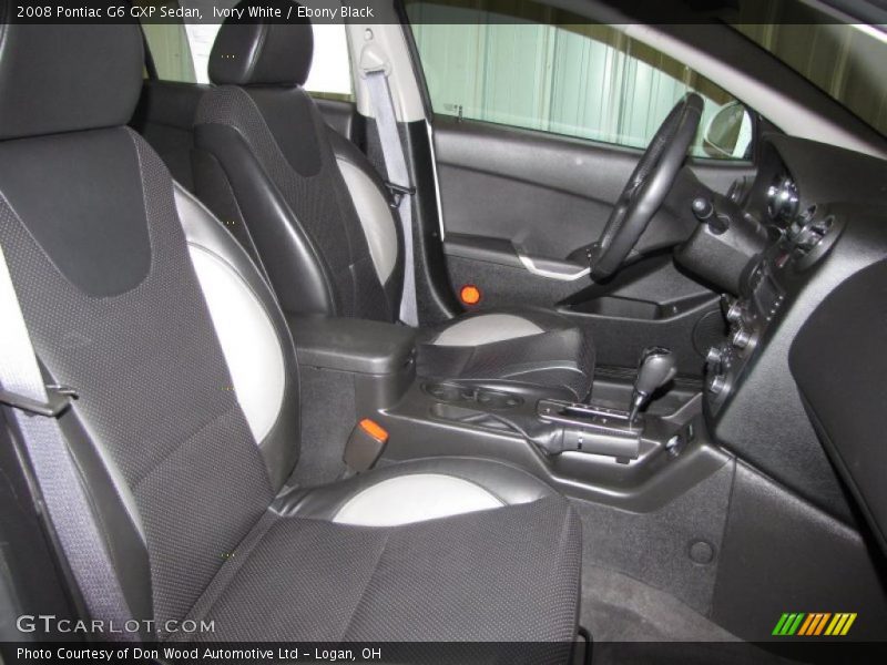 Ivory White / Ebony Black 2008 Pontiac G6 GXP Sedan