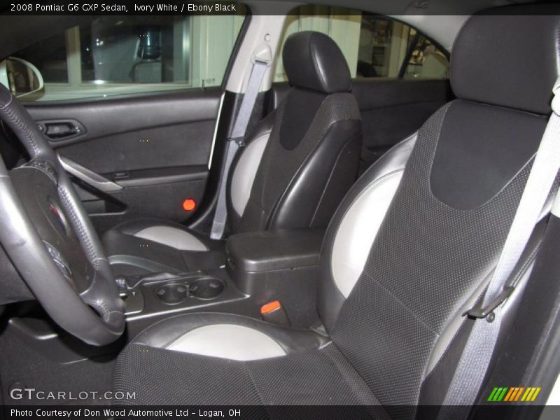 Ivory White / Ebony Black 2008 Pontiac G6 GXP Sedan
