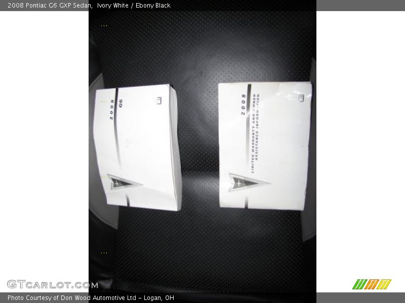 Ivory White / Ebony Black 2008 Pontiac G6 GXP Sedan