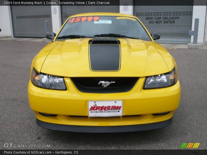 Screaming Yellow / Dark Charcoal 2004 Ford Mustang Mach 1 Coupe