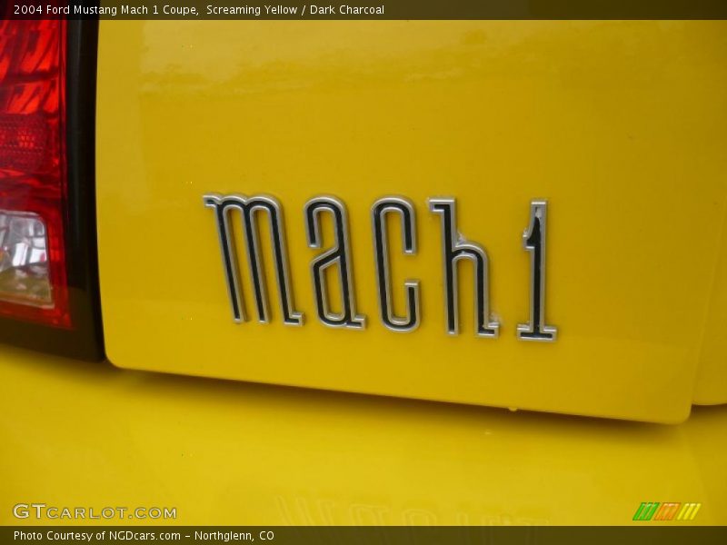 Screaming Yellow / Dark Charcoal 2004 Ford Mustang Mach 1 Coupe