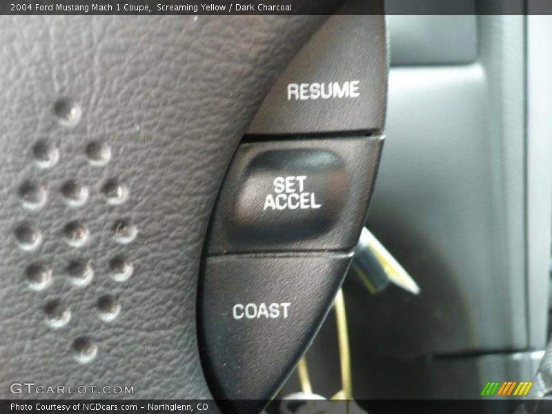 Screaming Yellow / Dark Charcoal 2004 Ford Mustang Mach 1 Coupe
