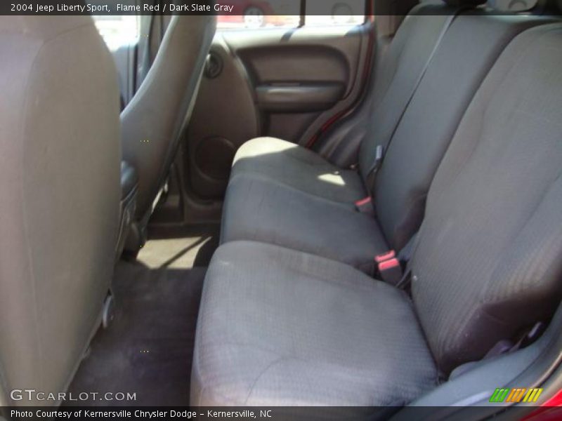 Flame Red / Dark Slate Gray 2004 Jeep Liberty Sport