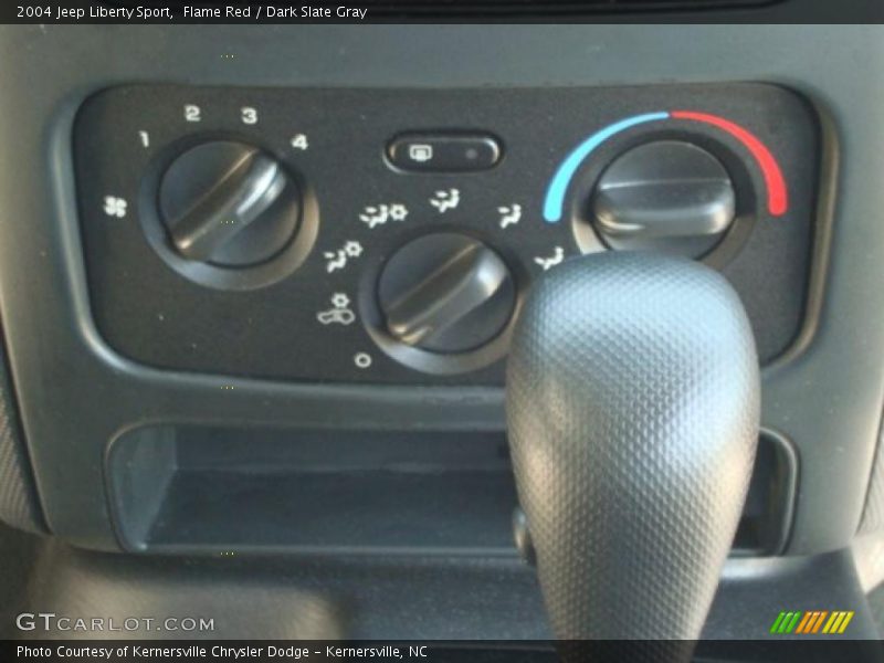 Flame Red / Dark Slate Gray 2004 Jeep Liberty Sport