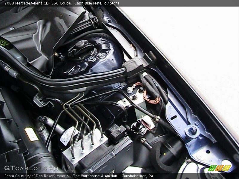 Capri Blue Metallic / Stone 2008 Mercedes-Benz CLK 350 Coupe