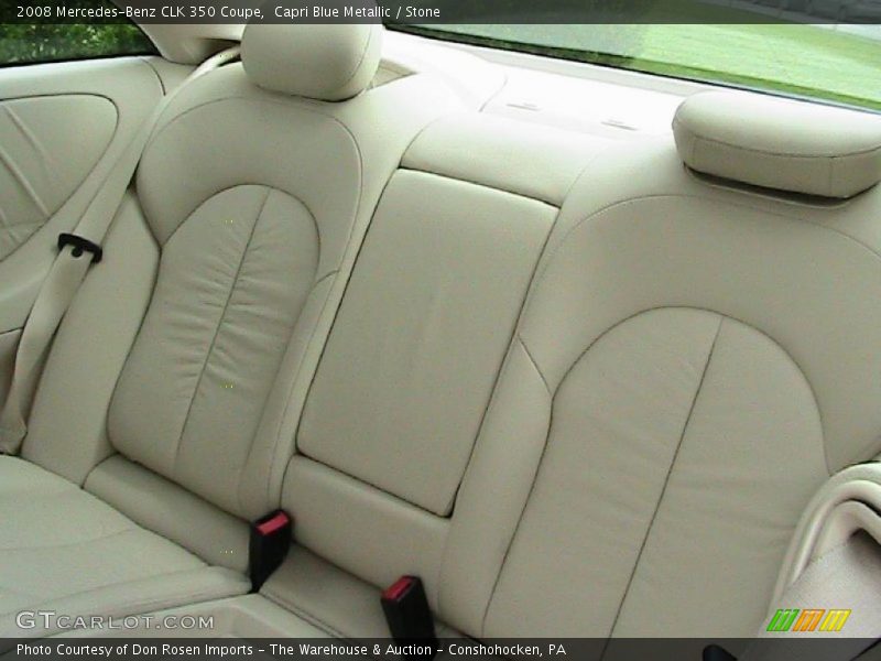 Capri Blue Metallic / Stone 2008 Mercedes-Benz CLK 350 Coupe