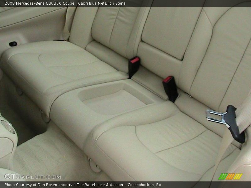 Capri Blue Metallic / Stone 2008 Mercedes-Benz CLK 350 Coupe