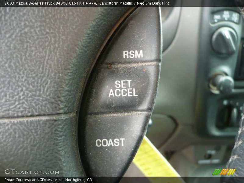 Sandstorm Metallic / Medium Dark Flint 2003 Mazda B-Series Truck B4000 Cab Plus 4 4x4