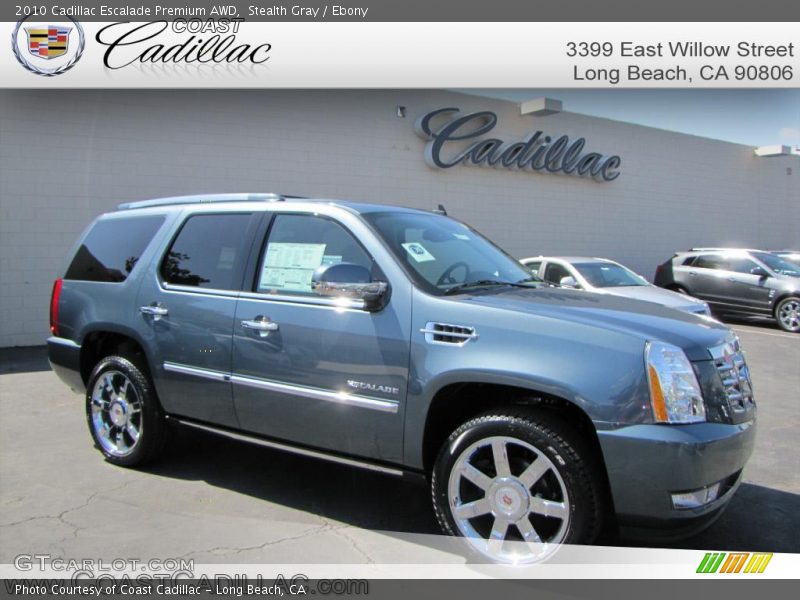 Stealth Gray / Ebony 2010 Cadillac Escalade Premium AWD