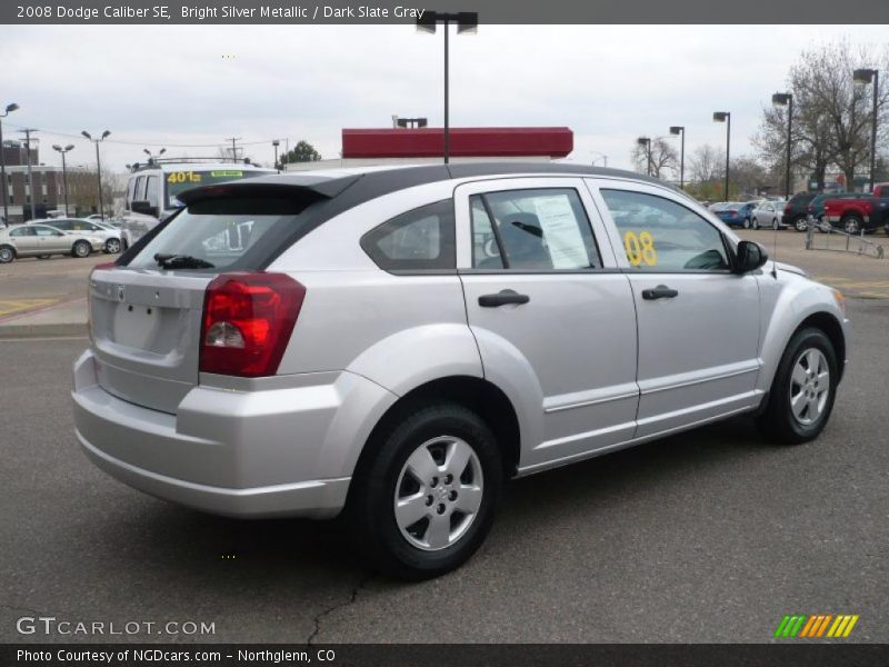 Bright Silver Metallic / Dark Slate Gray 2008 Dodge Caliber SE