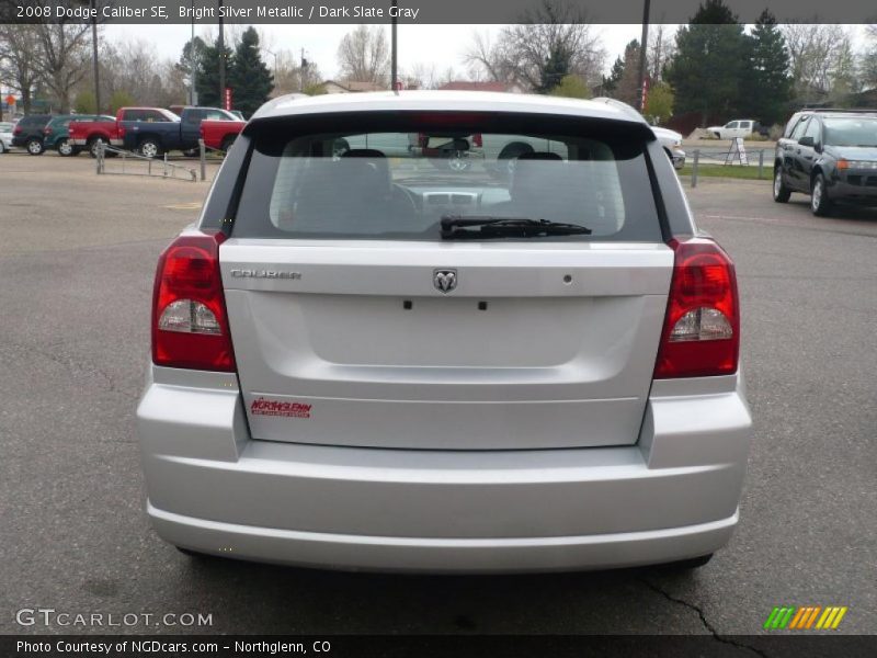 Bright Silver Metallic / Dark Slate Gray 2008 Dodge Caliber SE