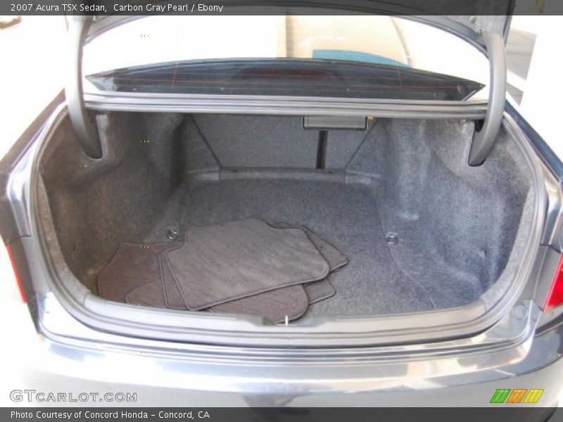 Carbon Gray Pearl / Ebony 2007 Acura TSX Sedan