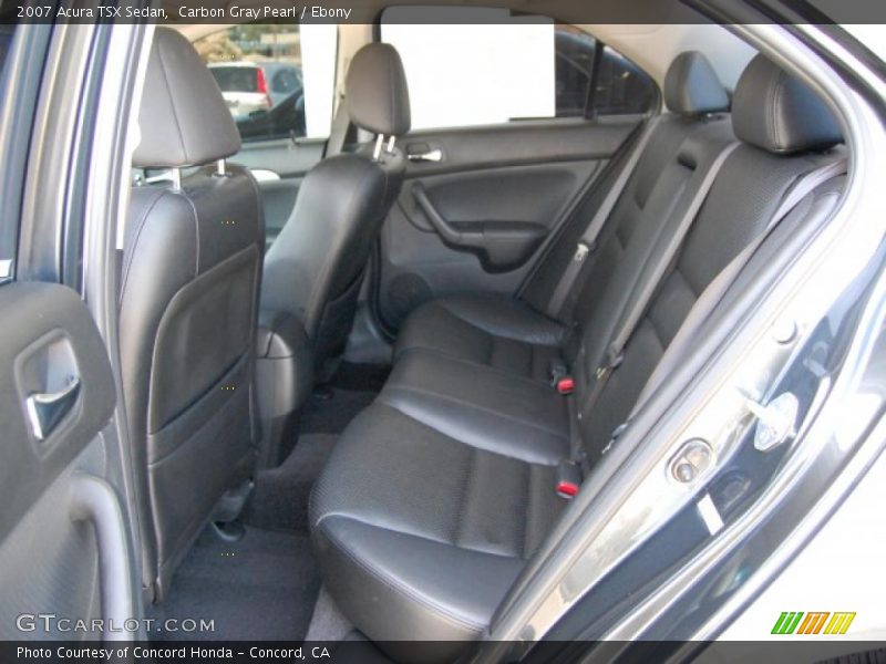 Carbon Gray Pearl / Ebony 2007 Acura TSX Sedan