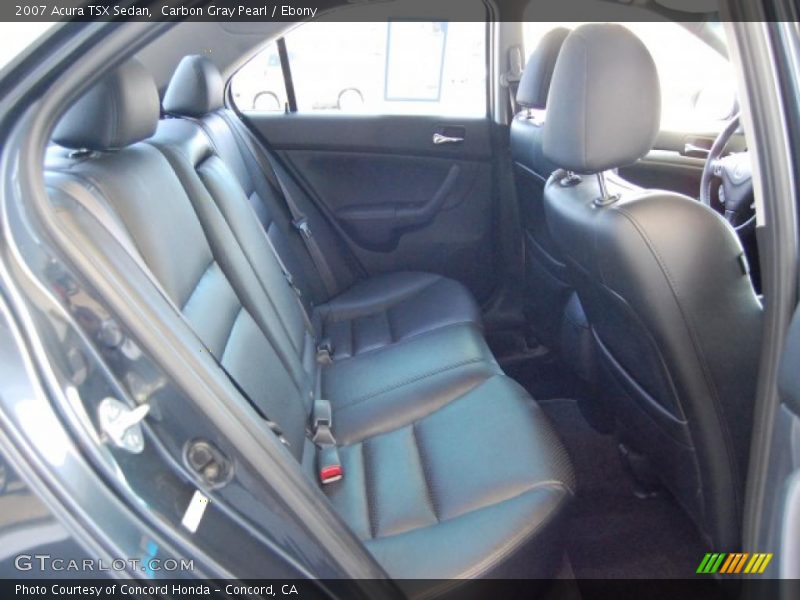 Carbon Gray Pearl / Ebony 2007 Acura TSX Sedan