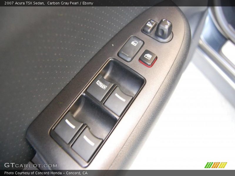 Carbon Gray Pearl / Ebony 2007 Acura TSX Sedan