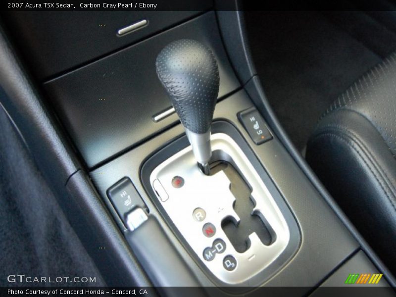 Carbon Gray Pearl / Ebony 2007 Acura TSX Sedan