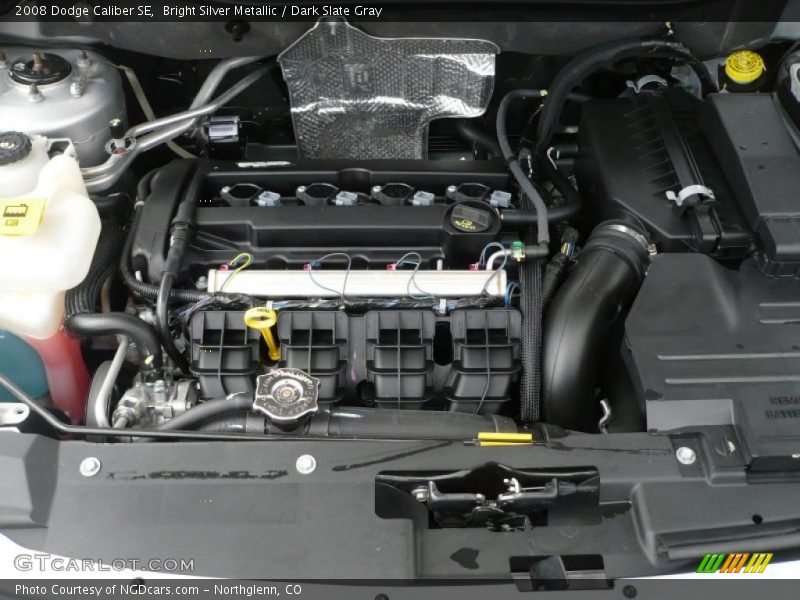 Bright Silver Metallic / Dark Slate Gray 2008 Dodge Caliber SE