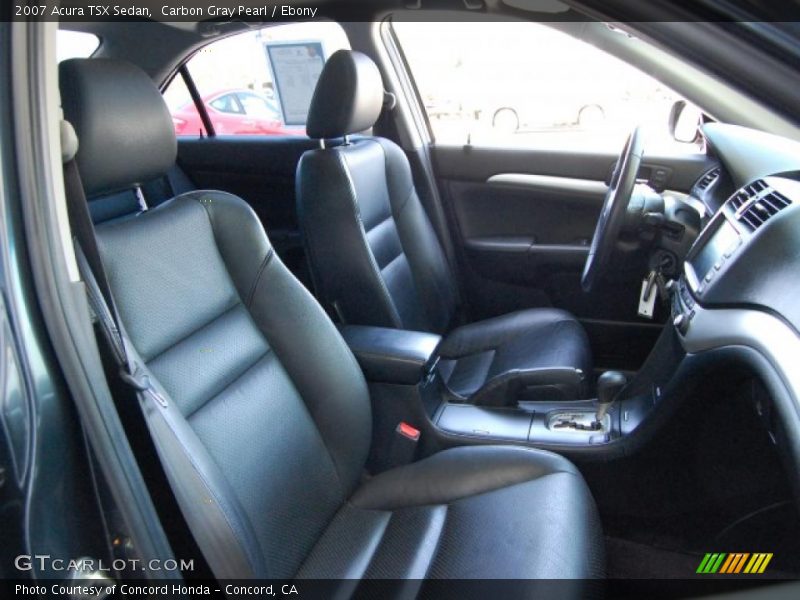 Carbon Gray Pearl / Ebony 2007 Acura TSX Sedan