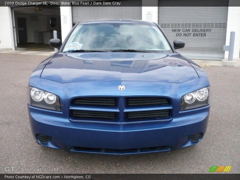 Deep Water Blue Pearl / Dark Slate Gray 2009 Dodge Charger SE