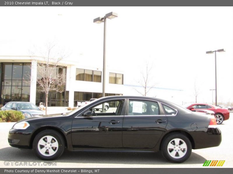 Black / Gray 2010 Chevrolet Impala LT