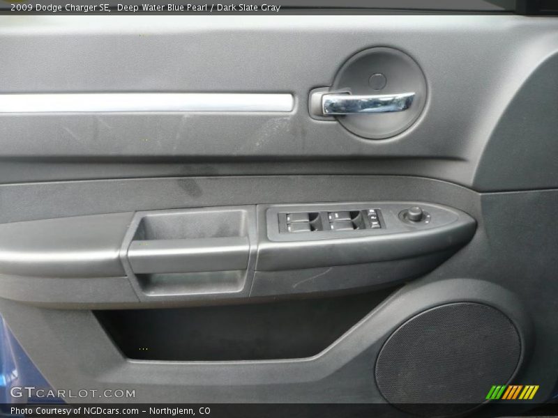 Deep Water Blue Pearl / Dark Slate Gray 2009 Dodge Charger SE