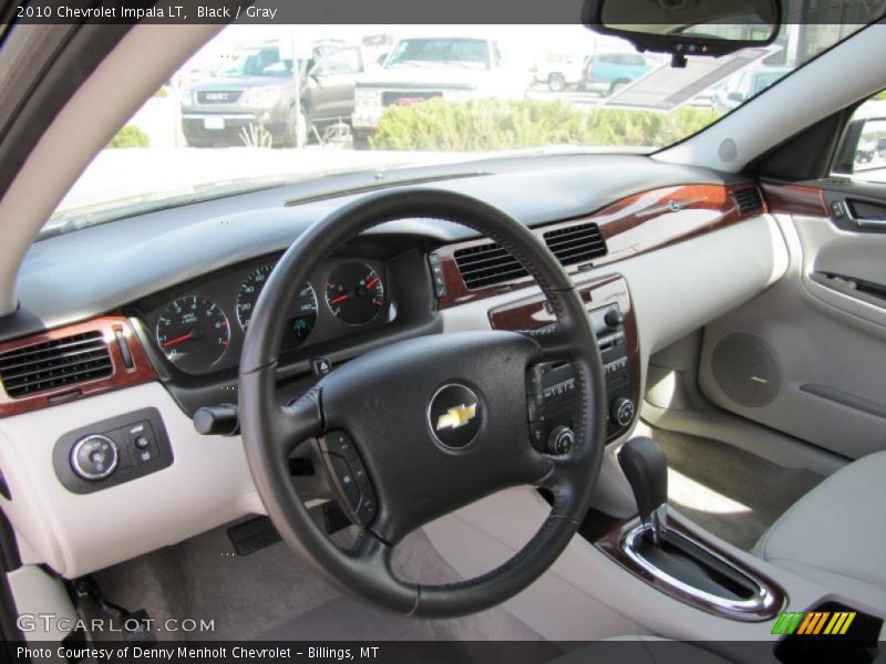 Black / Gray 2010 Chevrolet Impala LT