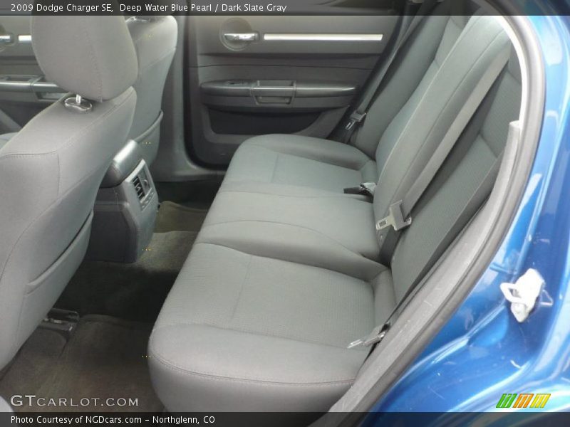 Deep Water Blue Pearl / Dark Slate Gray 2009 Dodge Charger SE