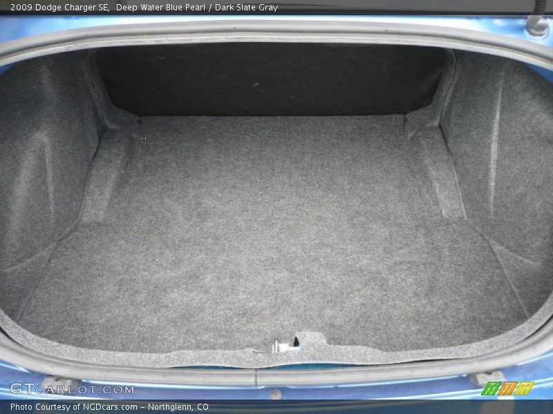 Deep Water Blue Pearl / Dark Slate Gray 2009 Dodge Charger SE