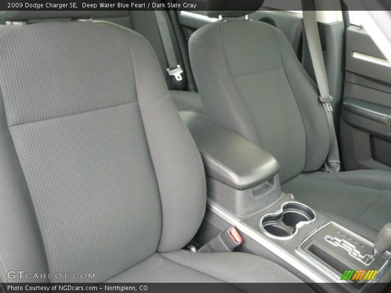 Deep Water Blue Pearl / Dark Slate Gray 2009 Dodge Charger SE