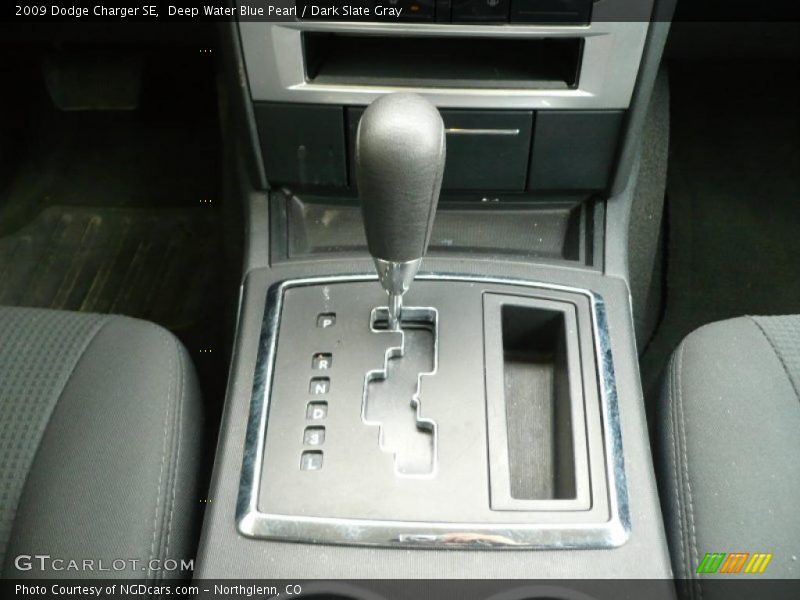 Deep Water Blue Pearl / Dark Slate Gray 2009 Dodge Charger SE